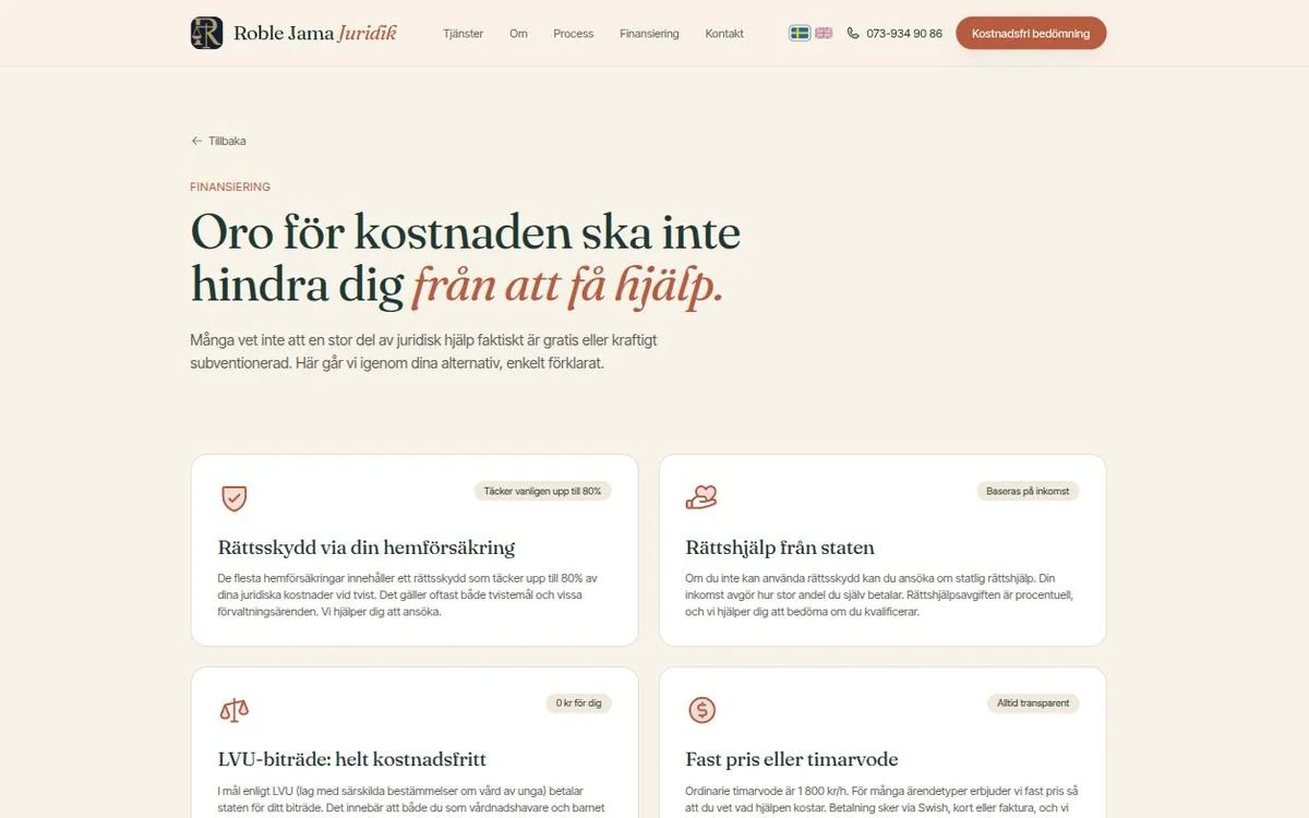 Finansiering, så betalar du